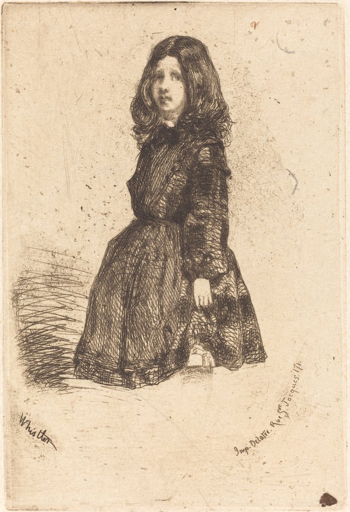 Annie, c. 1857-1858 by James Abbott McNeill Whistler