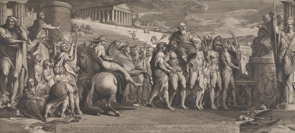 The Diagorides Victors at Olympia (Design for the Walls of the Great ...