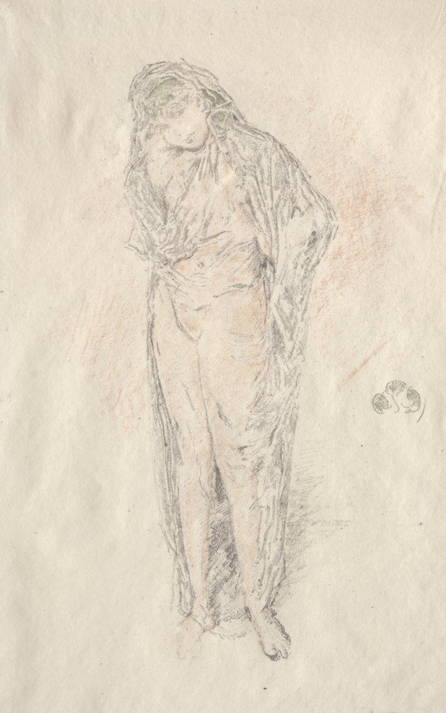 Draped Figure Standing by James McNeill Whistler