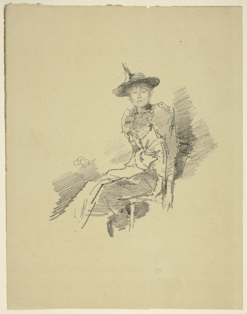 The Winged Hat by James Abbott McNeill Whistler
