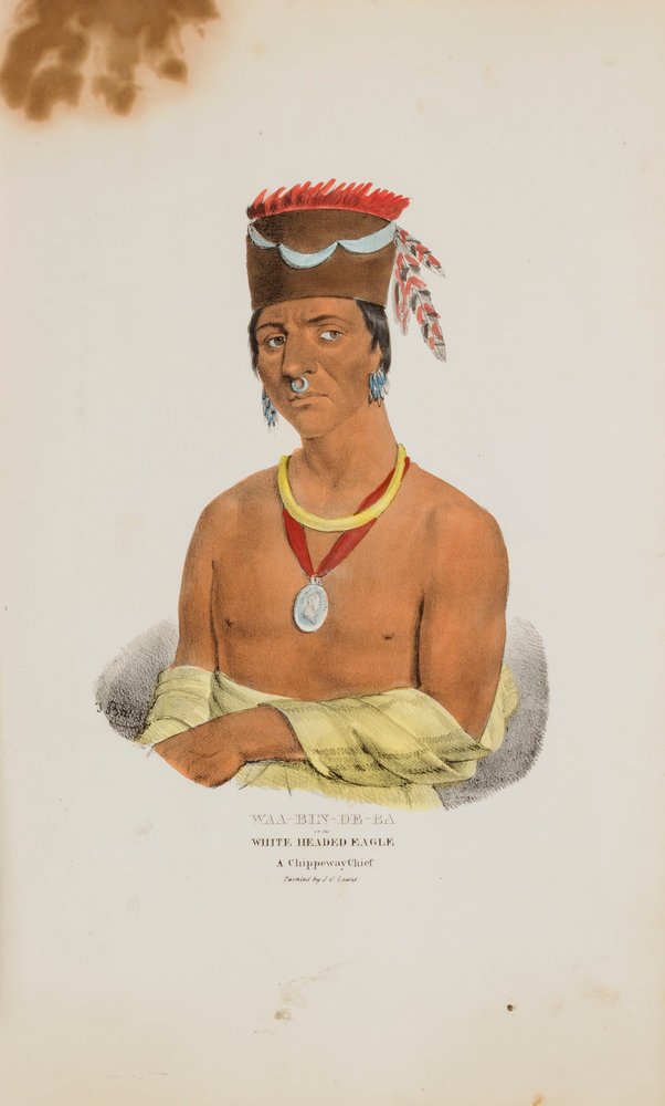 WAA-BIN-DE-BA or the White Headed Eagle; A Chippeway Chief, from The ...