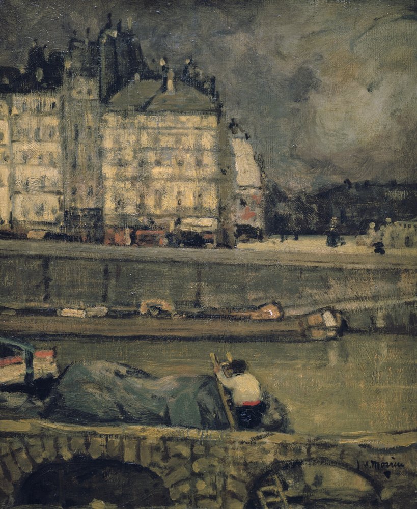 The Edges of the Seine, Paris by James Wilson Morrice