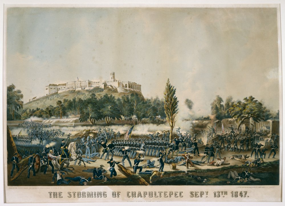 The Storming of Chapultepec Sept. 13th 1847 by James after Walker