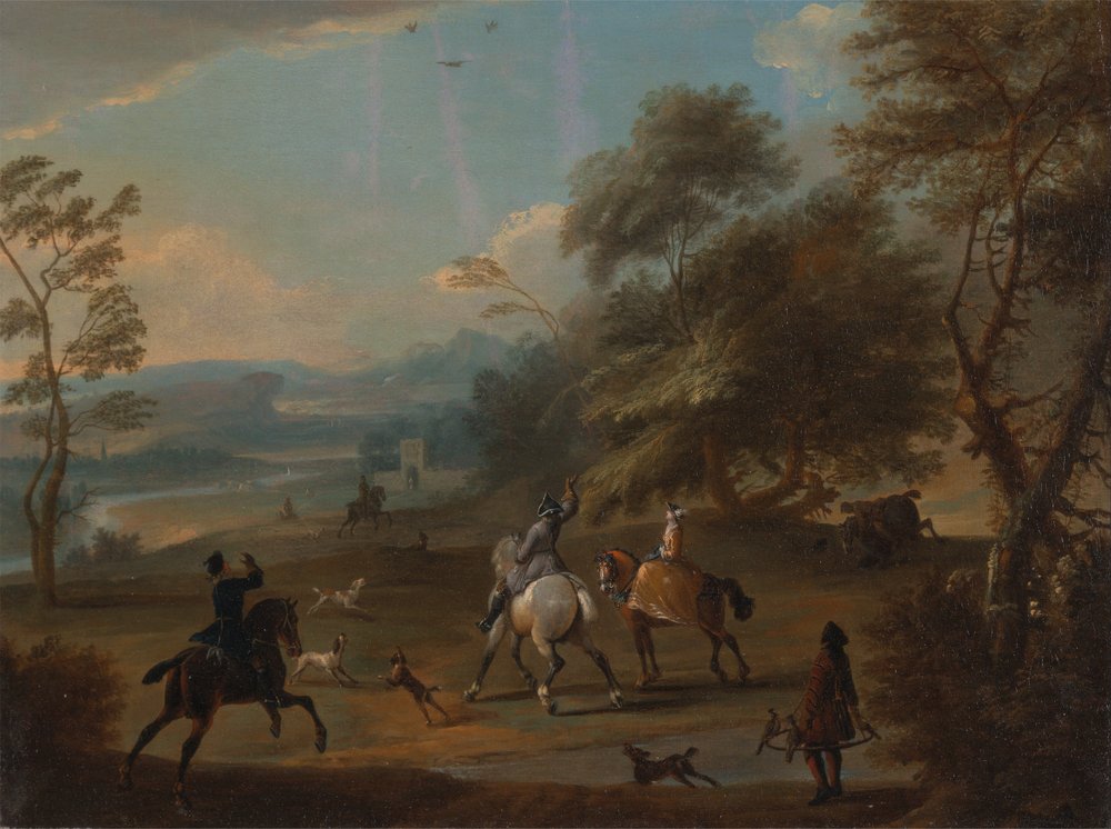 A Hawking Party by Jan Wyck