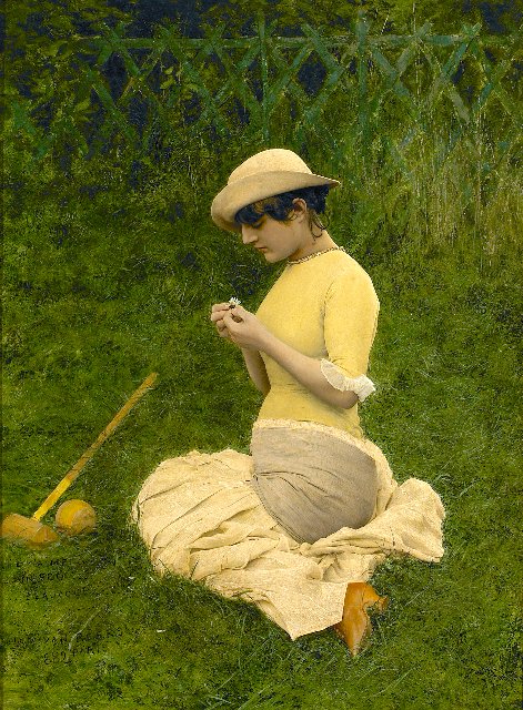 He Loves Me, He Loves Me Not by Jan van Beers