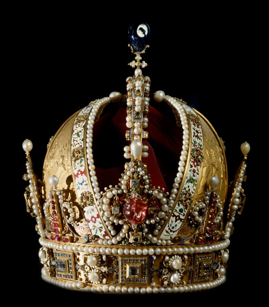 Crown of the Emperor of the Holy Roman Empire Rudolf II of Habsburg (1552-1612). Attributed to the goldsmith Jan Vermeyen (1559-1606), 1602, Vienna, Kunsthistorisches Museum by Jan Cornelisz Vermeyen