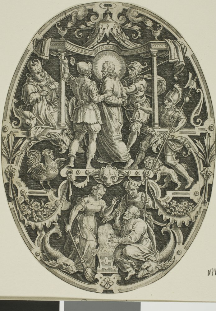 Arrest of Christ, from Passion of Christ by Jan Sadeler I