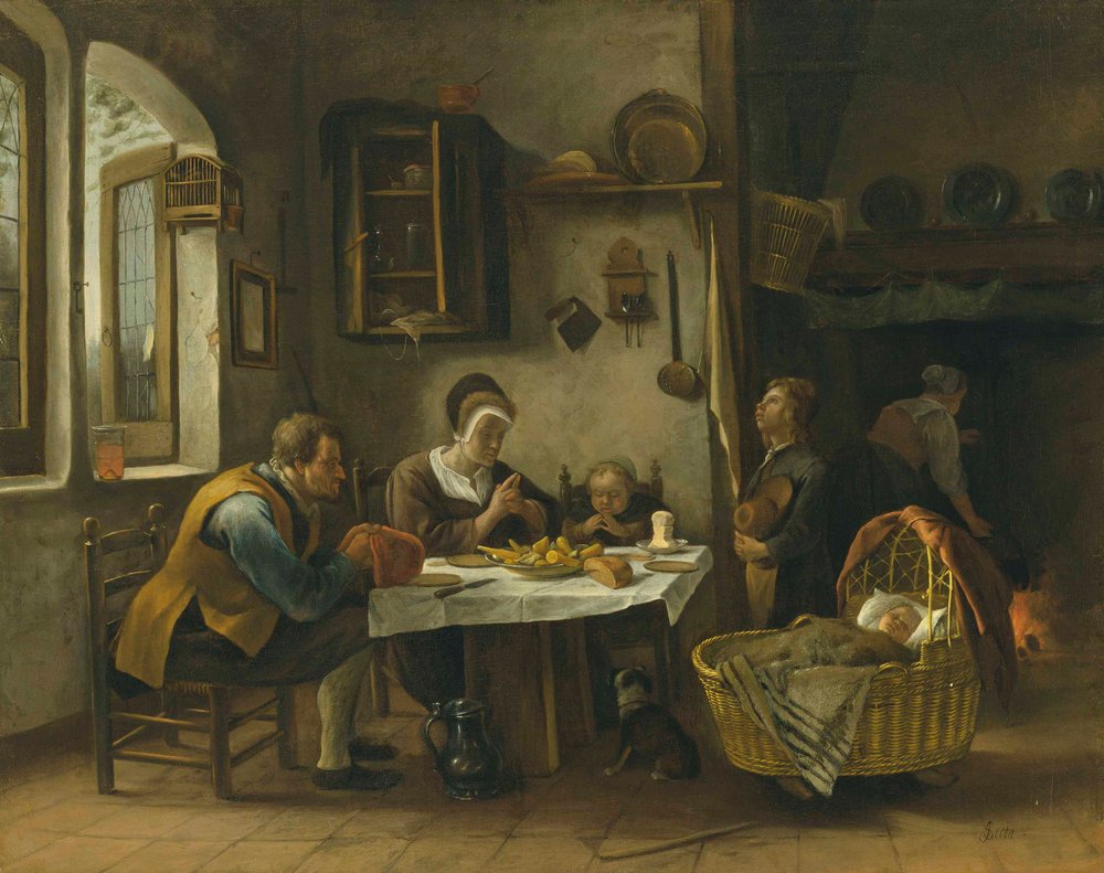 Grace Before Meat by Jan Steen