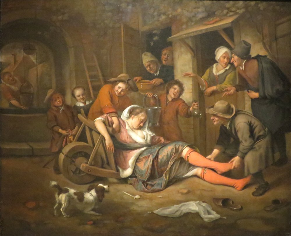 Wine is a Mocker by Jan Steen: Buy fine art print