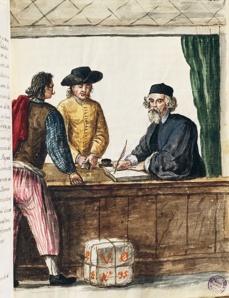 Distinguished merchant, illustration from Illustrated book of Venetian ...