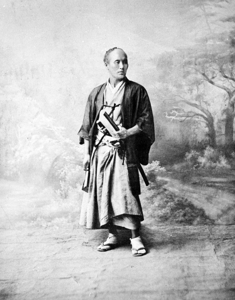 Samurai, c.1860s by Japanese Photographer