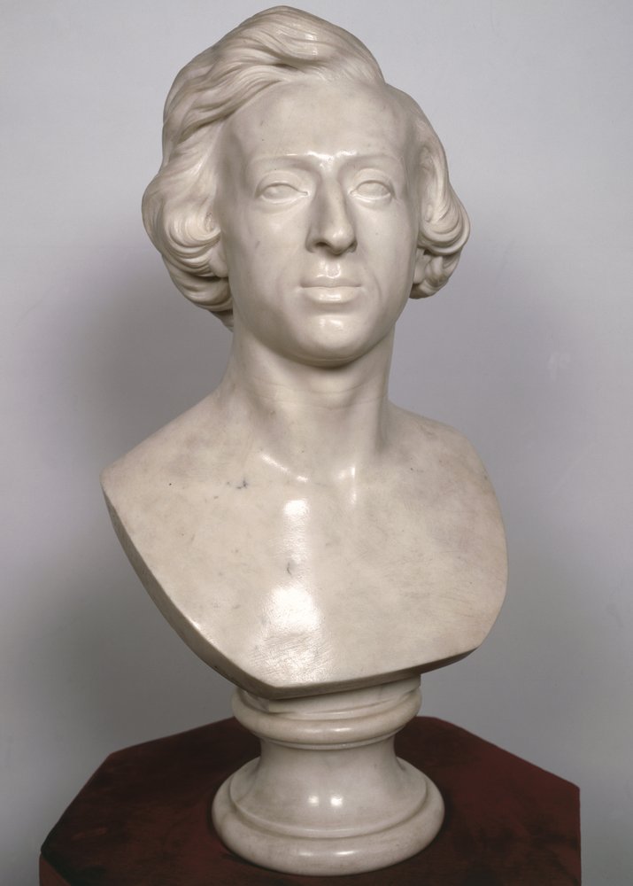 Bust of Frédéric Chopin (1810-49), 1849 by Jean Baptiste Auguste Clesinger