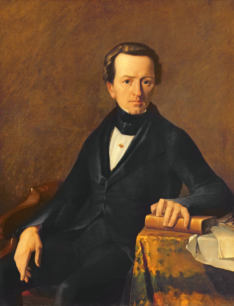 Portrait of Master Valmont, Notary of Cherbourg by Jean-Francois Millet