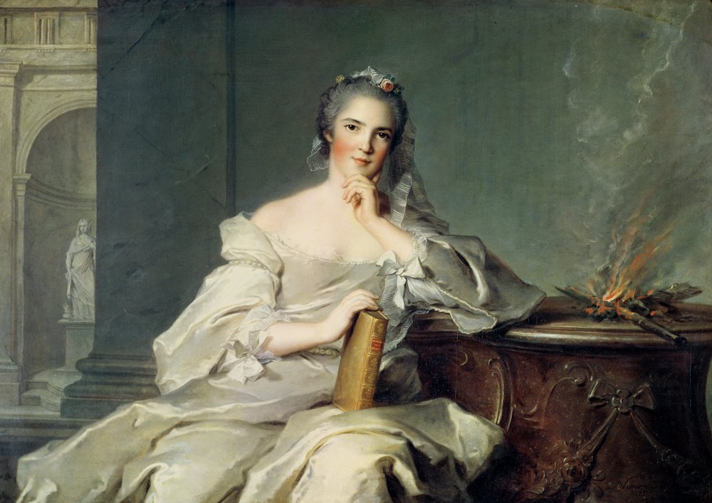 Anne-Henriette de France, as the Element of Fire, 1750-1 by Jean-Marc Nattier