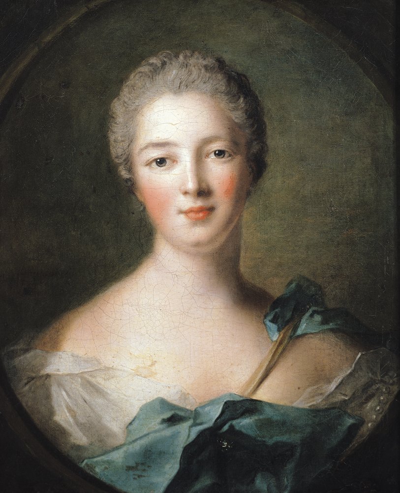 Madame de Pompadour, 1748 by Jean-Marc Nattier