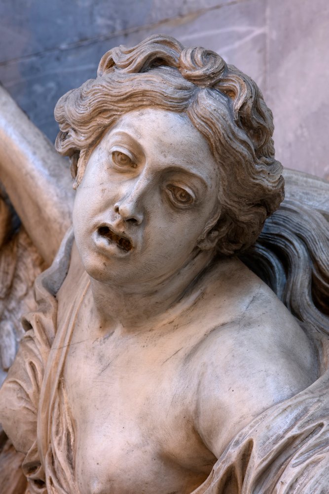 Parish Church Saint-Thomas, The Mausoleum of the Marshal of Saxony, Detail, Strasbourg by Jean-Baptiste Pigalle