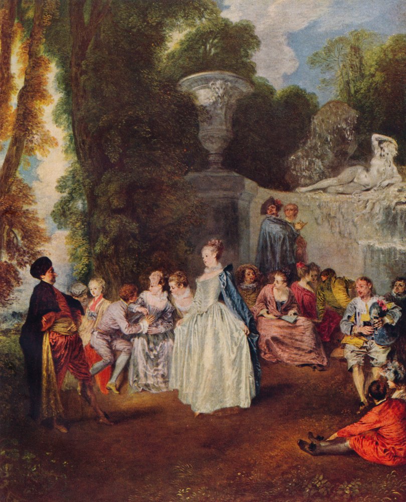 Fetes Venitiennes, c1718 by Jean-Antoine Watteau