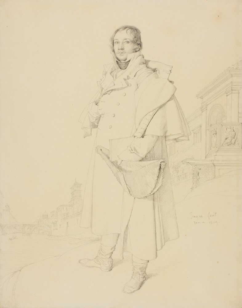 Charles François Mallet, Civil Engineer by Jean Auguste Dominique Ingres