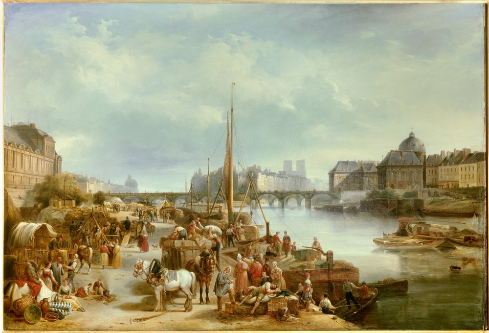 View of the Port Saint Nicolas by Jean Auguste Garneray