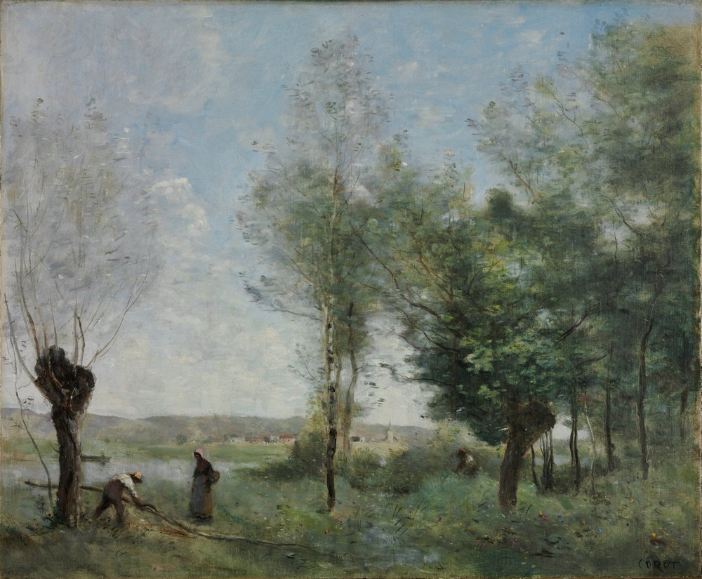 Memory of Coubron by Jean-Baptiste-Camille Corot