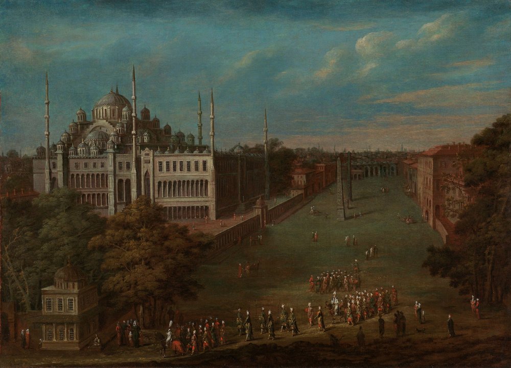 The Grand Vizier Crossing the Atmeydan? (Horse Square), 1720-37 by Jean Baptiste Vanmour