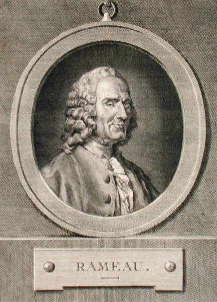 Portrait of Jean Philippe Rameau engraved by Benoist