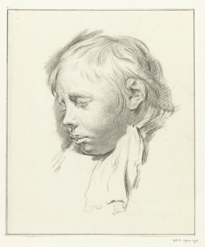 Head of a Sleeping Boy by Jean Bernard
