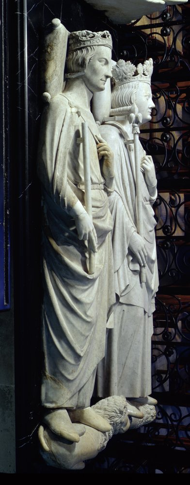 Effigies of Philippe III the Bold and Philippe IV the Fair by Jean D
