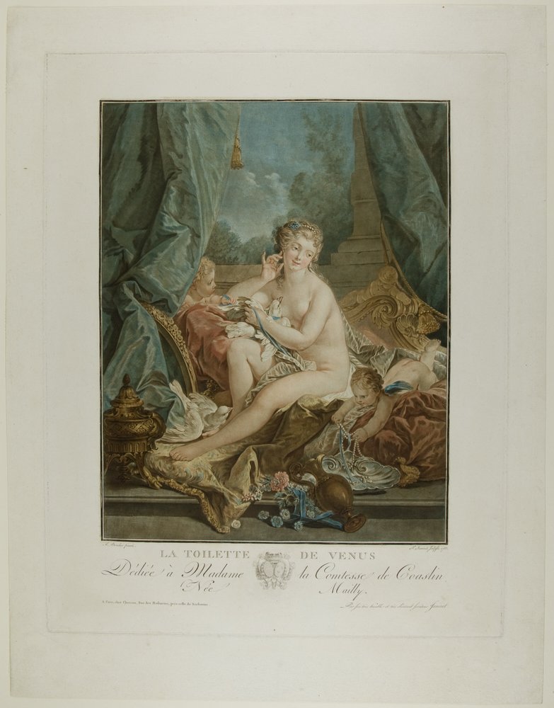 The Toilet of Venus by Jean-Francois Janinet