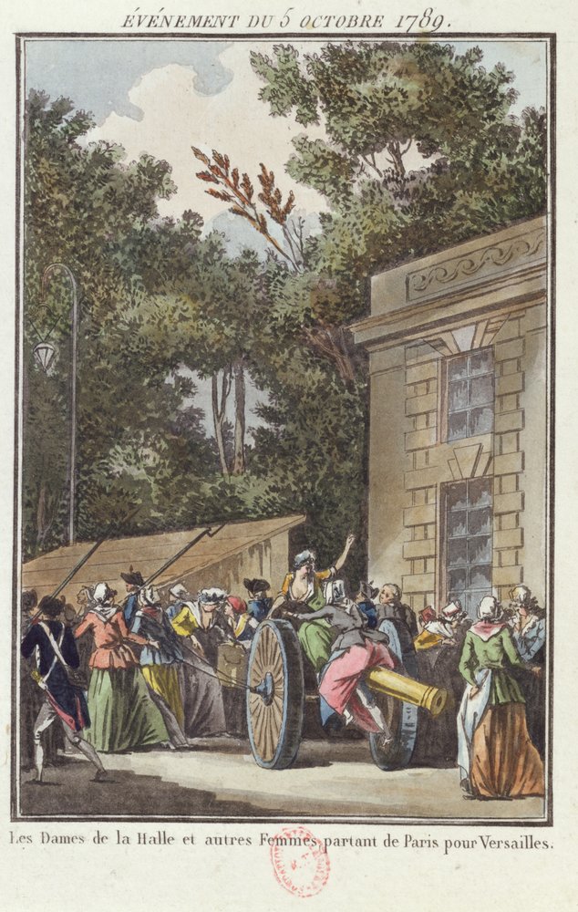The Women of Les Halles Marching to Versailles, 5th October 1789