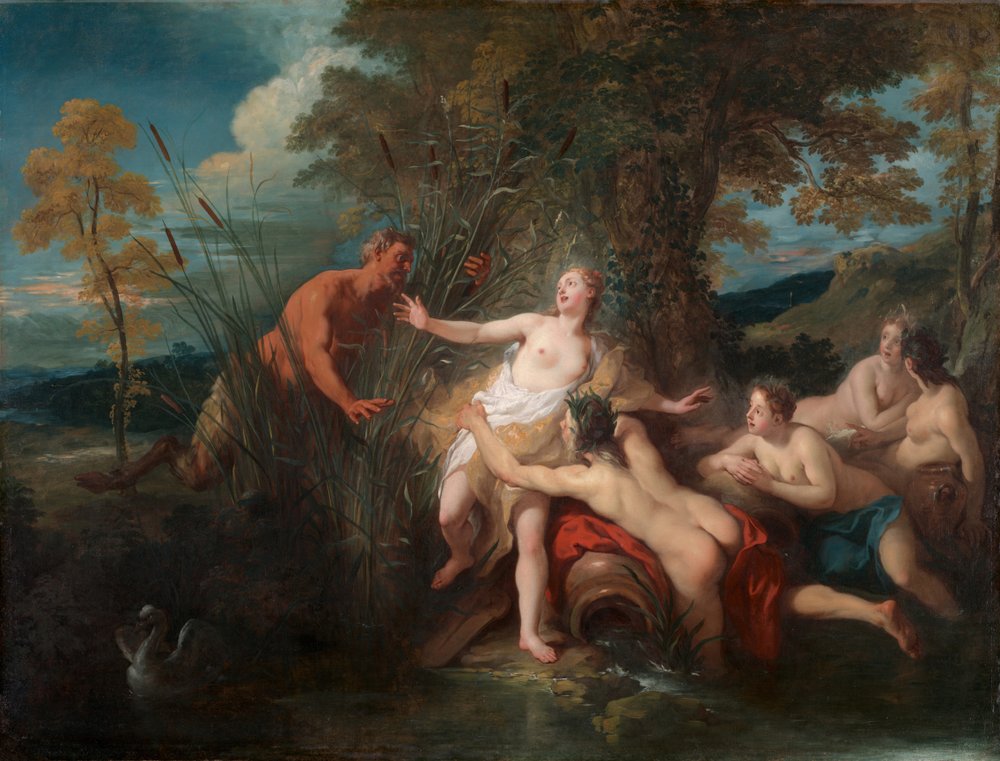 Pan and Syrinx by Jean-François de Troy