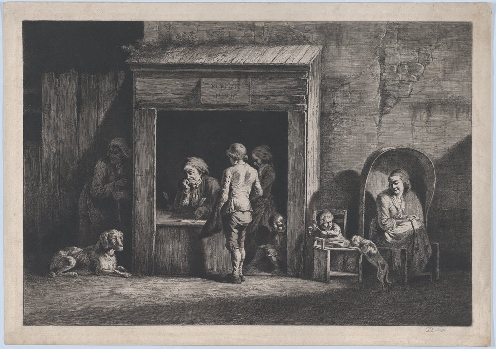 Public Writer, 1790 by Jean-Jacques de Boissieu