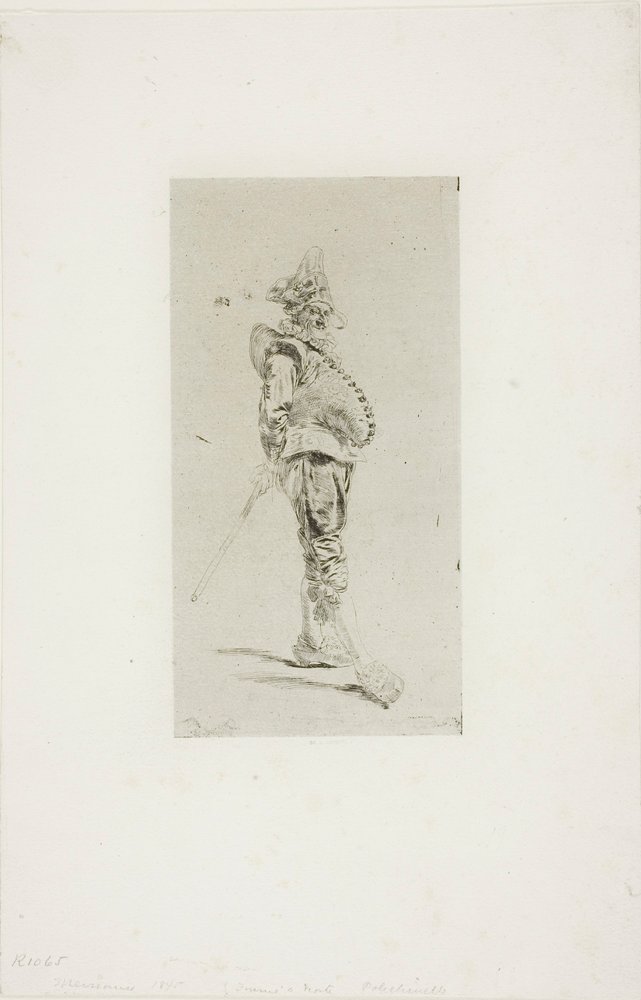 Punchinello by Jean-Louis Ernest Meissonier