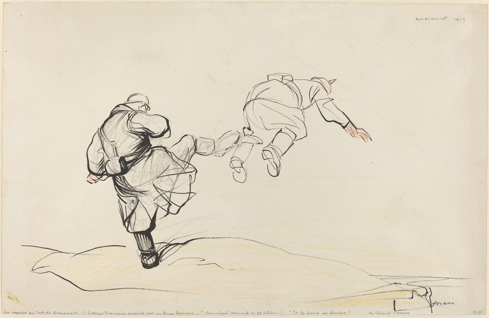 The Taking of Fort Douaumont by Jean-Louis Forain