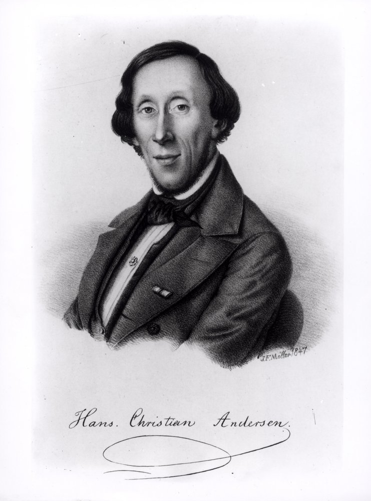 Portrait of Hans Christian Andersen