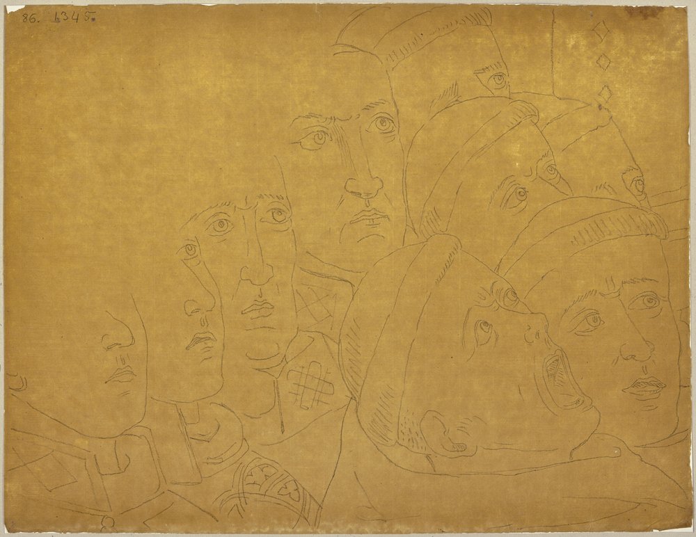 From: Collection of Outlines and Tracings, Volume 5, Sheet 27 by Johann Anton Ramboux