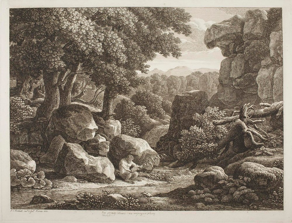 Forest Landscape by Johann Christian Reinhart