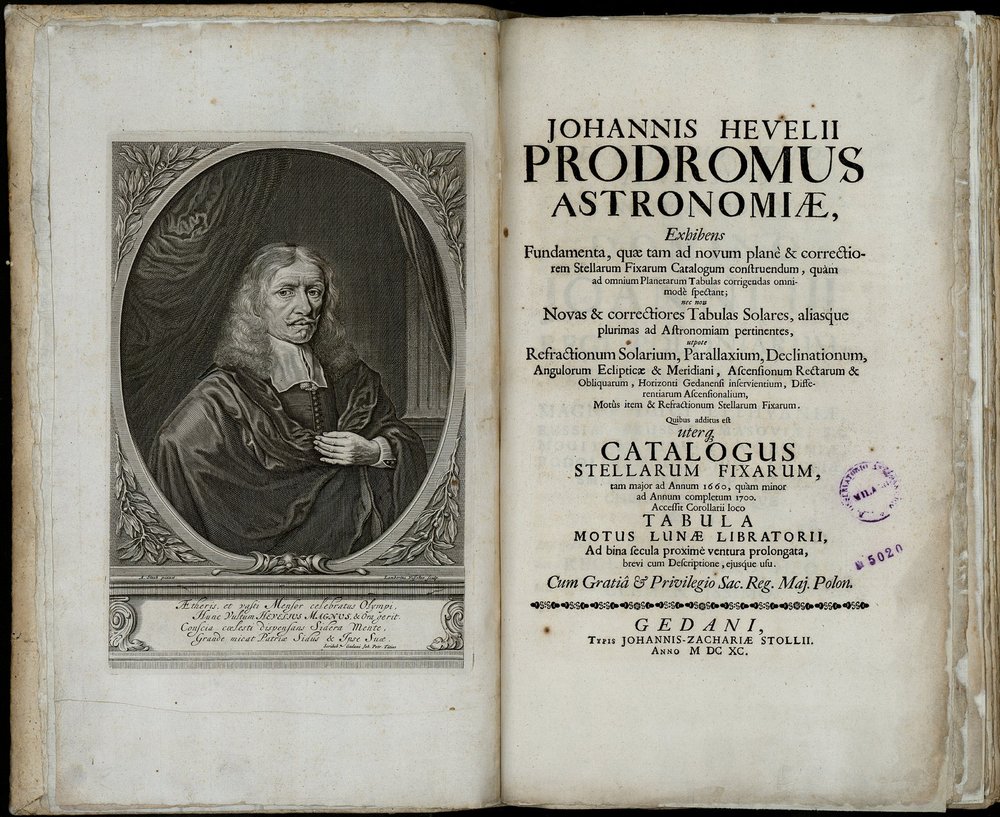 Johannes Hevelius, Prodromus Astronomiae, 1690 by Johannes Hevelius