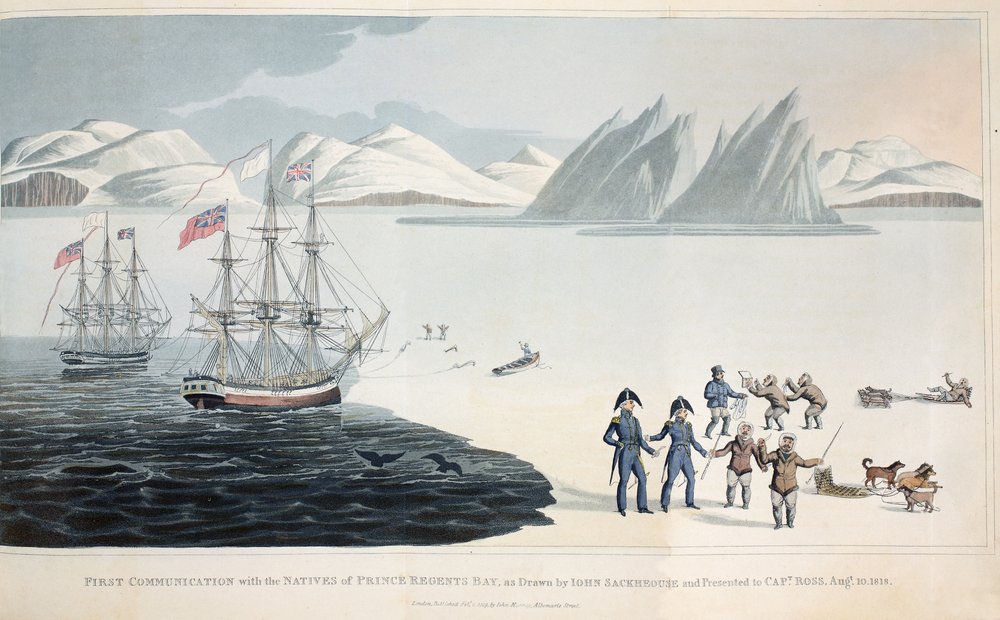First Communication with the Natives of Regents Bay on the 10th August ...