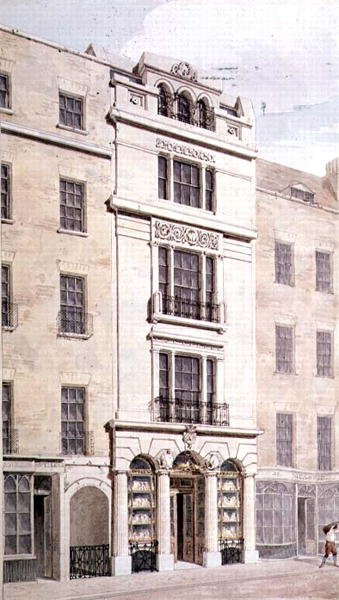 Rundell, Bridge and Rundell, 32 Ludgate Hill, 1826 by John Clement Meade