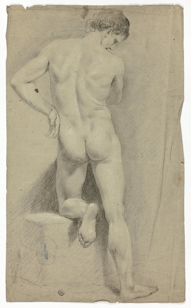 Standing Nude from the Back by John Downman