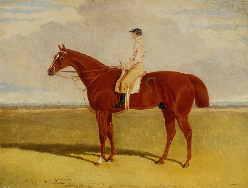 Plenipotentiary with P. Conolly up at six mile bottom, Newmarket