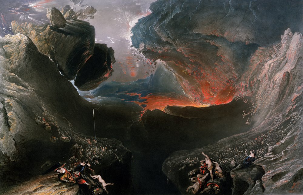 The Great Day of His Wrath, engraved by Charles Mottram (1807-76), published by Thomas McLean, London in 1857 by John Martin