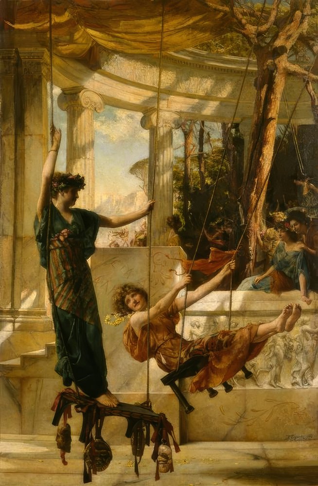 The Swing Festival, 1885 by John Reinhard Weguelin