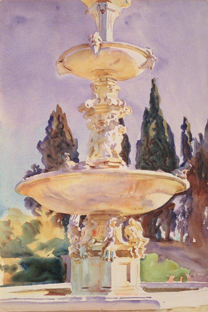 In a Medici Villa, c. 1907 by John Singer Sargent