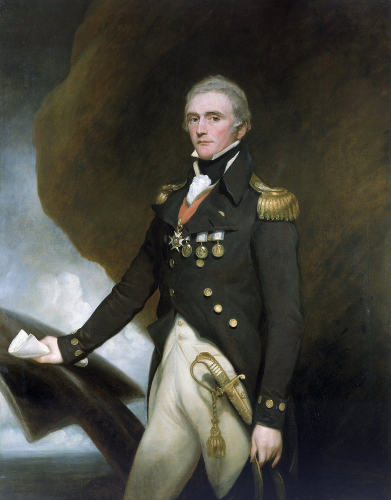Portrait of Captain Sir Edward Berry (1768-1831), served under Horatio ...
