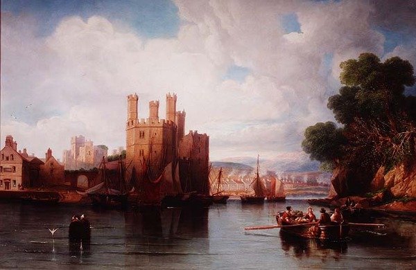 Caernarvon Castle by John Wilson Carmichael