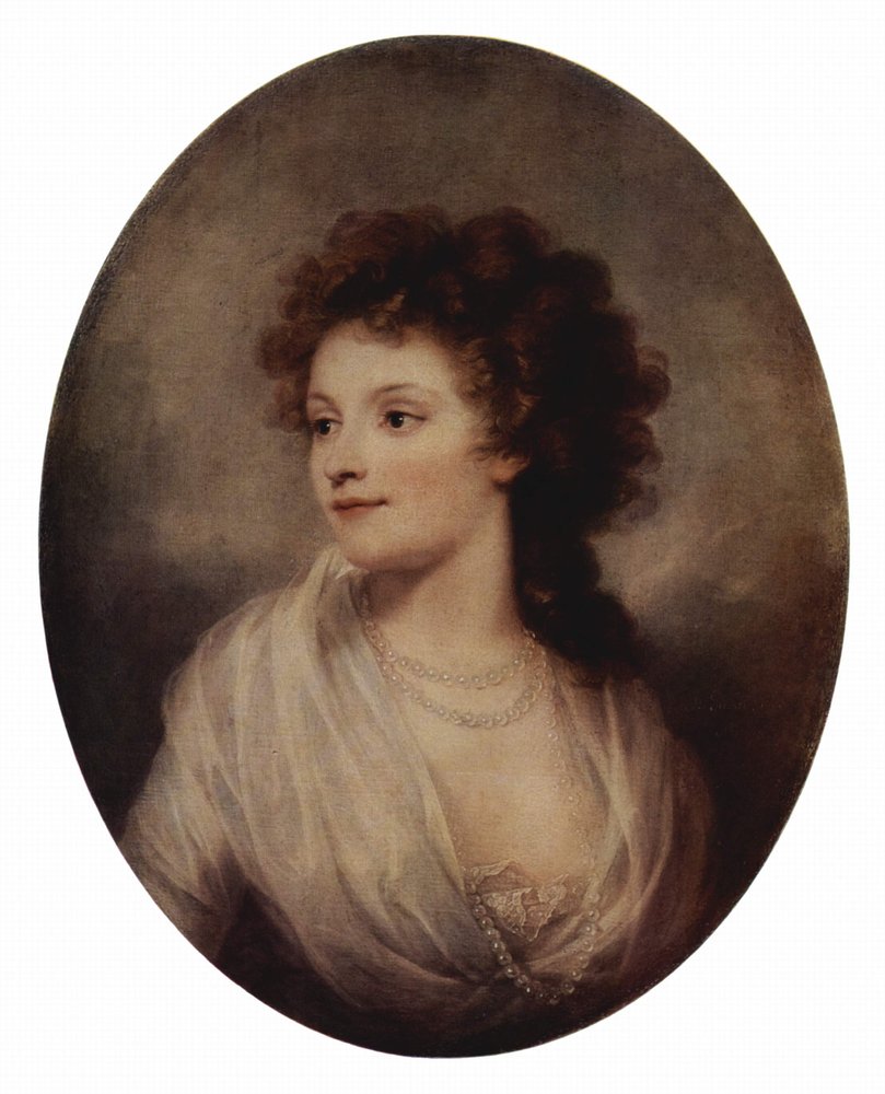 Portrait of Charlotte Bach Mannteufel by Josef Grassi