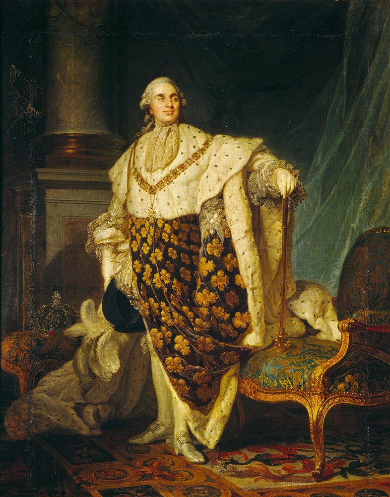 Louis XVI King of France in Coronation Robes