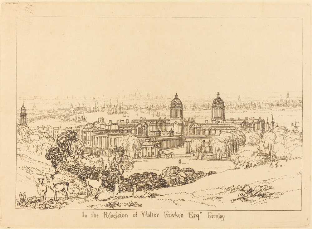London from Greenwich by Joseph Mallord William Turner